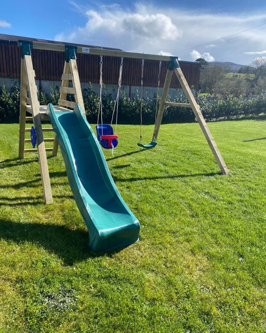 Swing and slide set